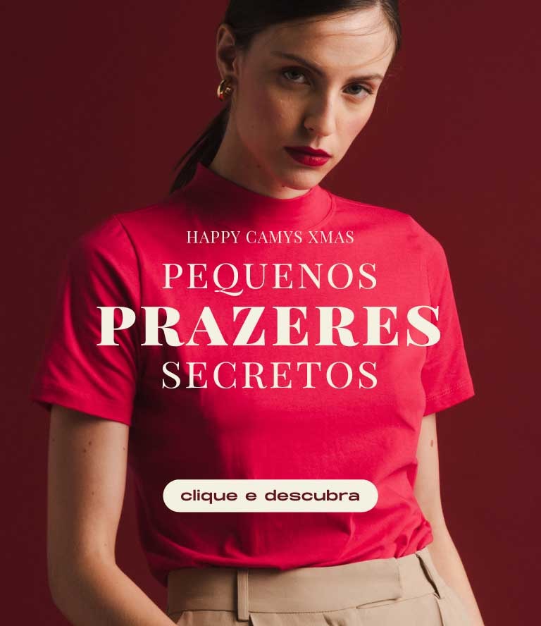 Camiseta Feminina Salva Looks - Camys - Bege - Shop2gether