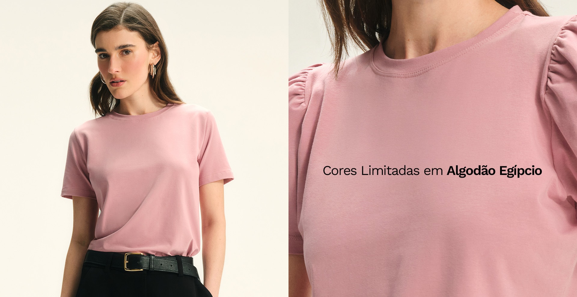 Cores Limitadas em Algodão Egípcio