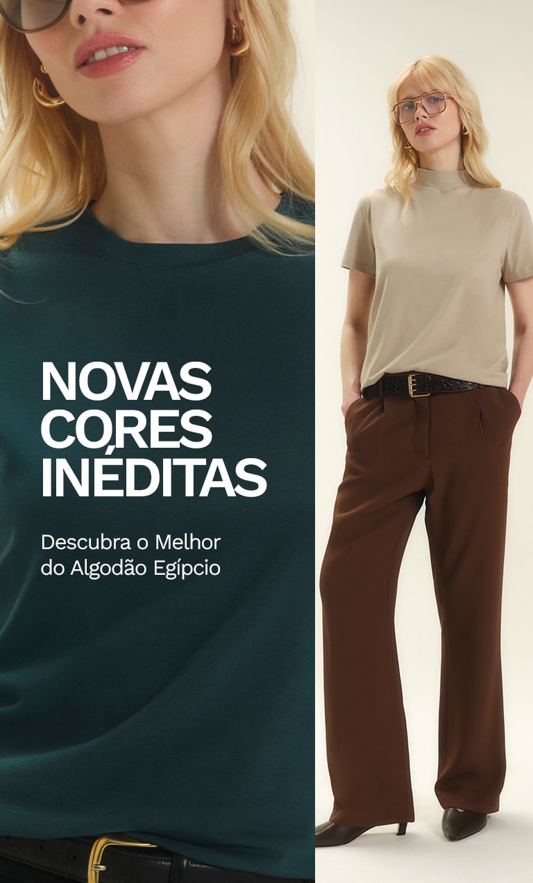 Exclusivas em Algodão Egípcio