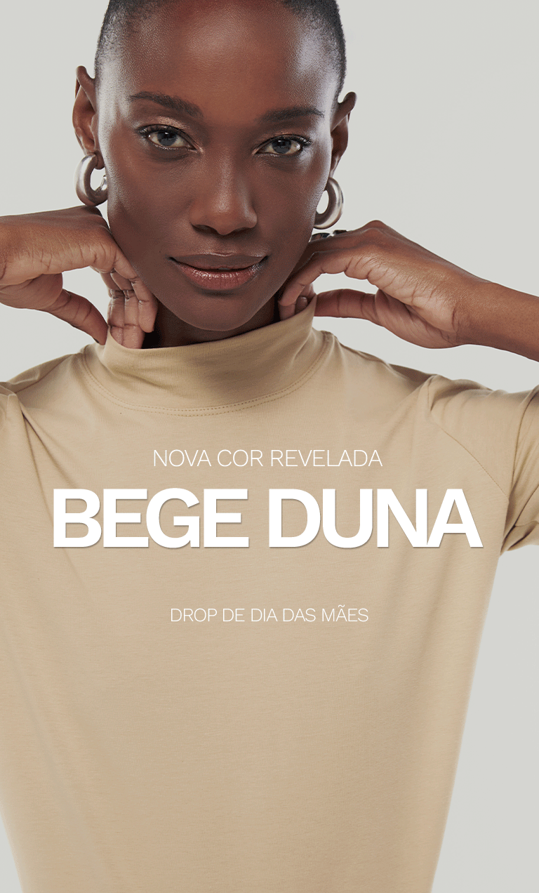 Bege Duna: Nova cor em algodão egípcio