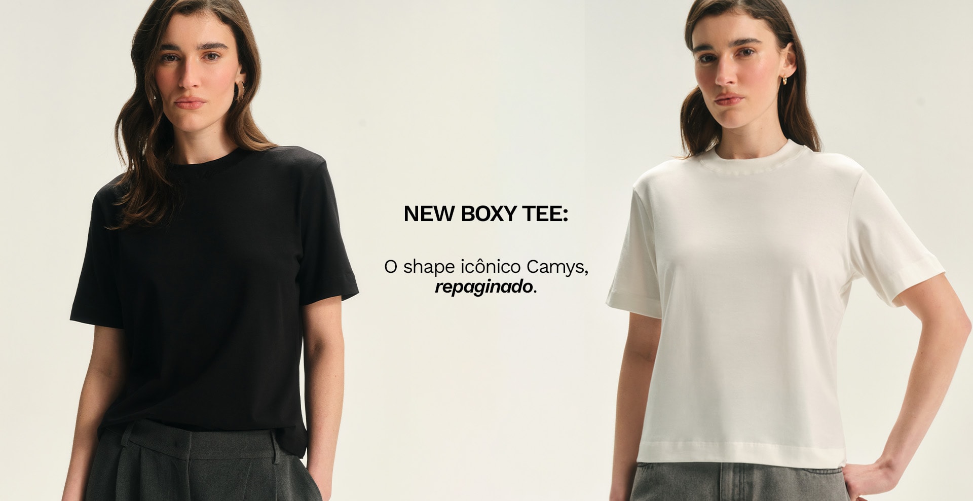 New Boxy Tee: O Shape icônico repaginado