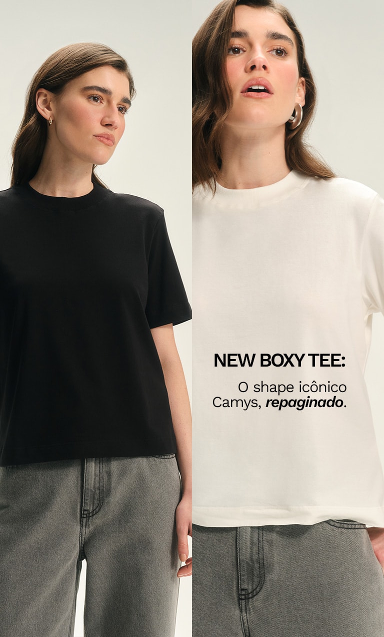 New Boxy Tee: O Shape icônico repaginado