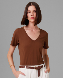 Camisetas Marrom Brownie