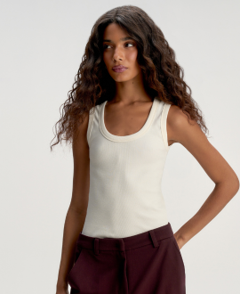 Regatas e Camisetas Caneladas