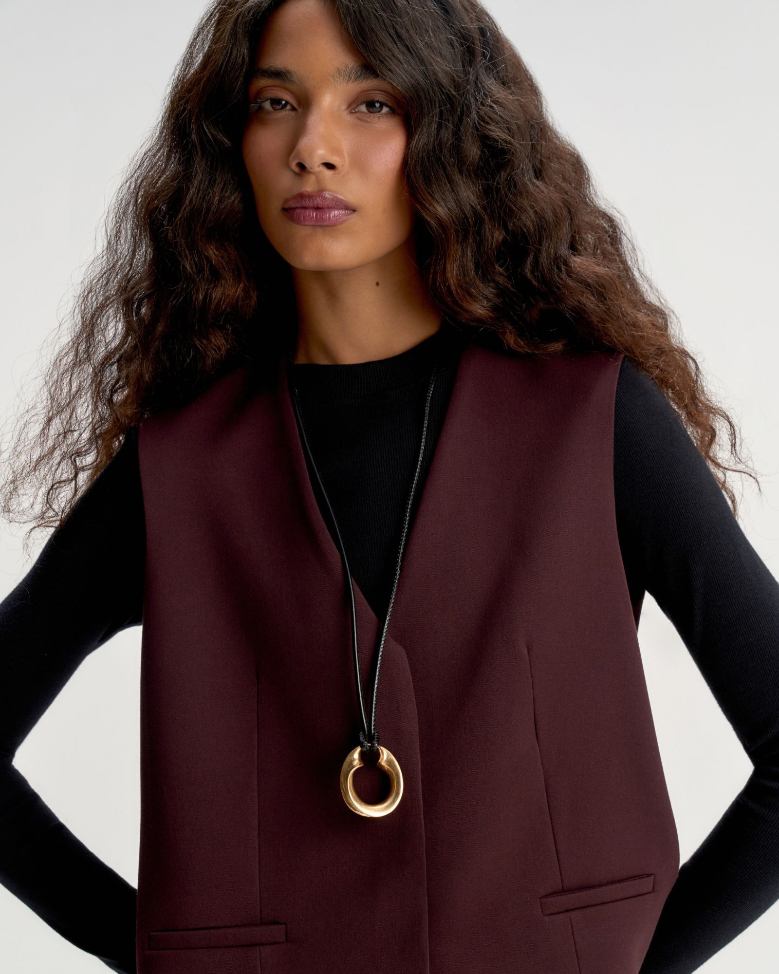 Blusa Alfaiataria Amazing Marrom Avelã